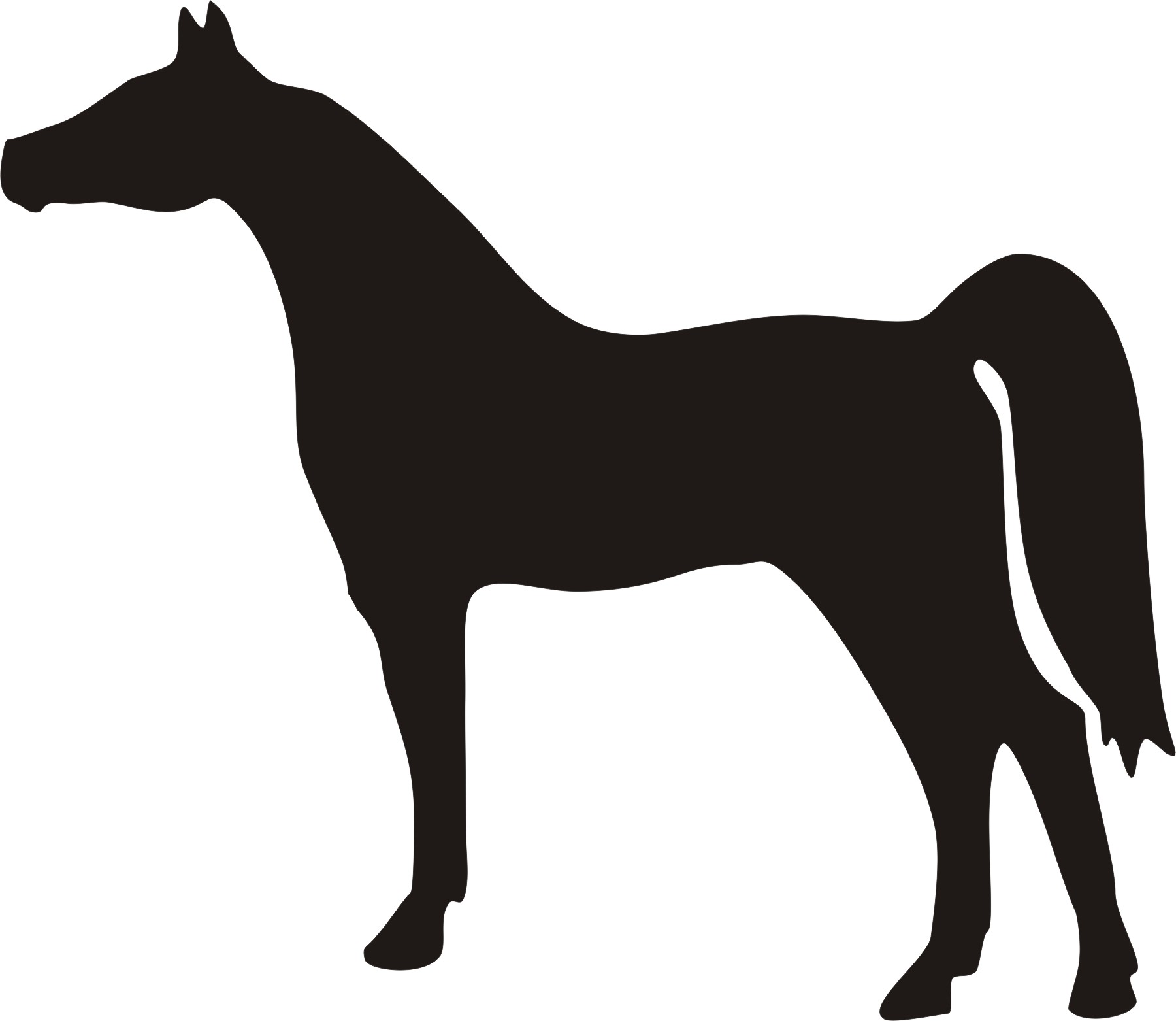 Silhouette Of A Horse | Free Download Clip Art | Free Clip Art ...