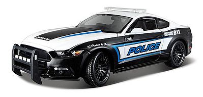 2015 Ford Mustang GT Police Car (Black/White) Diecast Model Car 1 ...