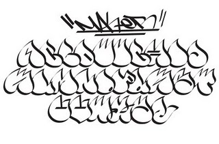 GRAFITY: Graffiti Alphabet : Letters A-Z "Water Drop copy"