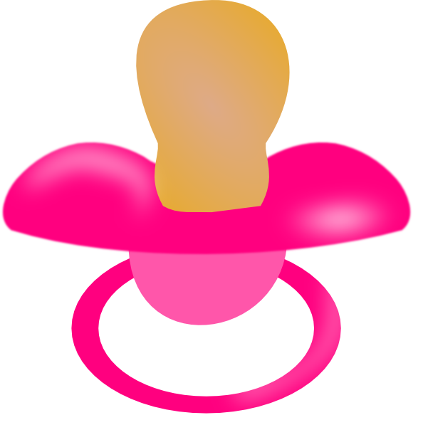 Clipart of a pacifier