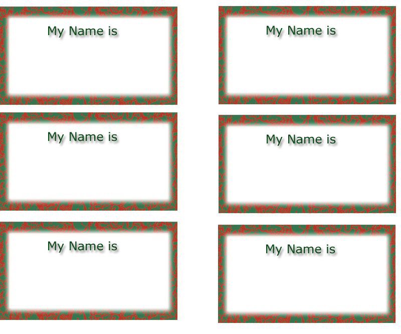 Best Photos of Free Printable Name Tags Templates - Free Printable ...