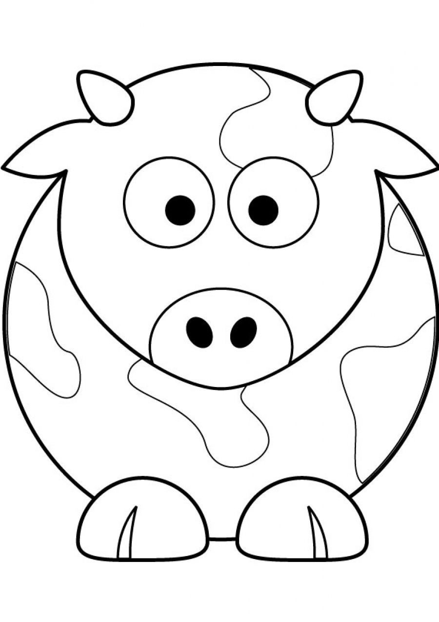 Cow Coloring Sheet. cow color sheet printable elronet com. cow ...