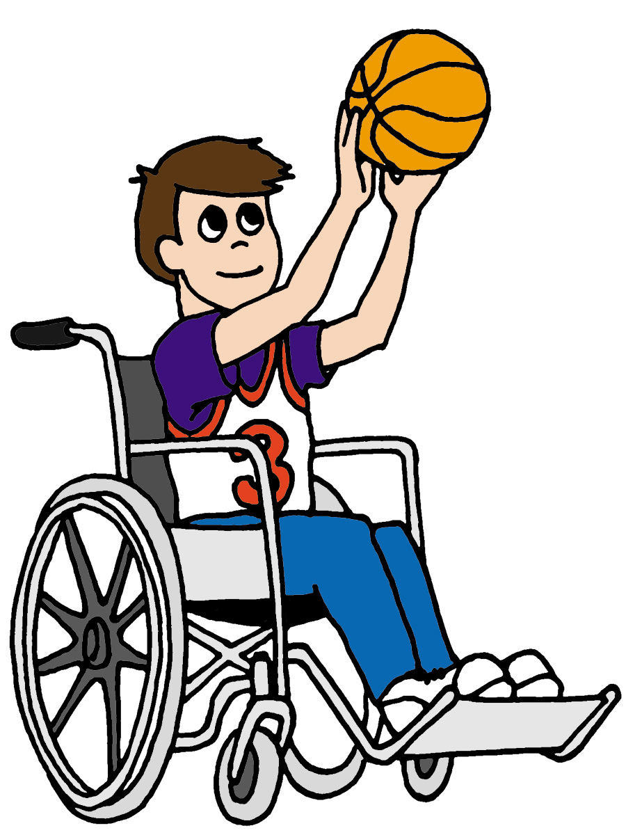 Student wheelchair clipart free