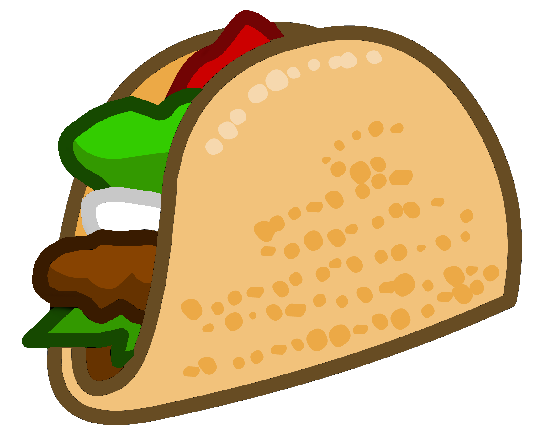 Free Taco Clipart Pictures - Clipartix