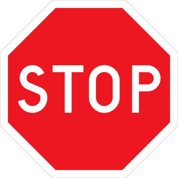 Stop Sign clip art Free Vector / 4Vector