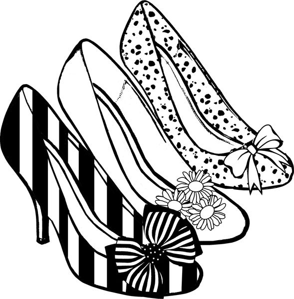 womens high heel shoes png clip art by DigitalGraphicsShop on Etsy