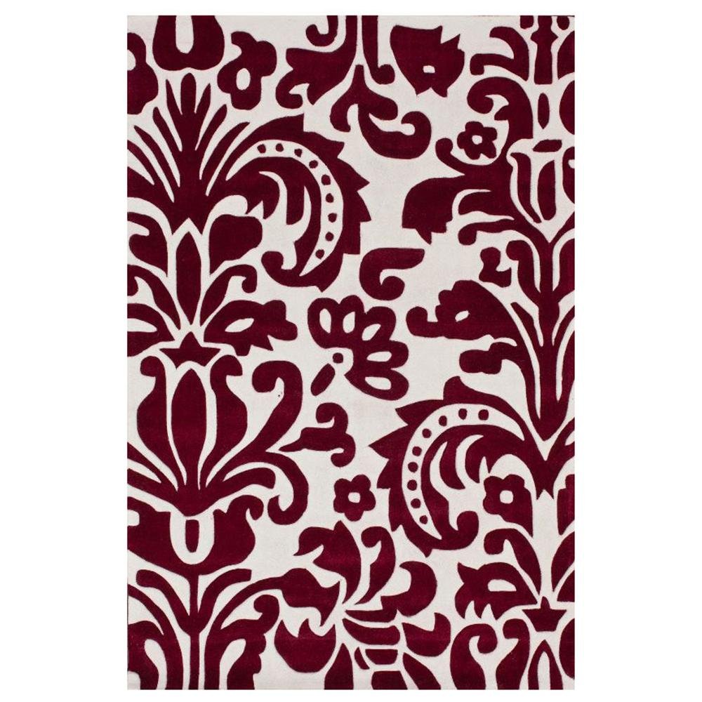 Modern Damask Area Rugs | Rakuten.com | Modern Damask Pile Rugs