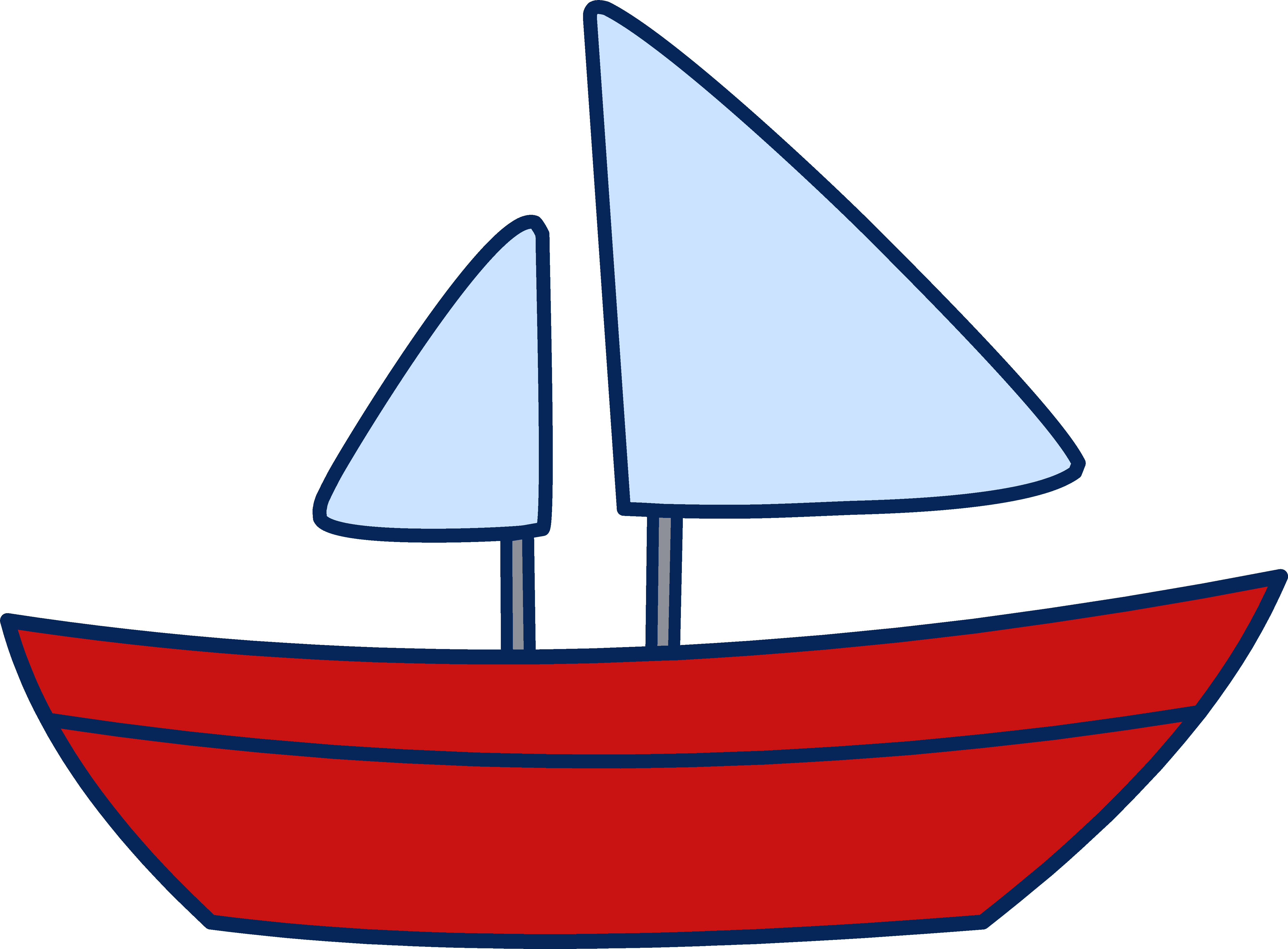 Cute Sailboat Clipart - Free Clipart Images