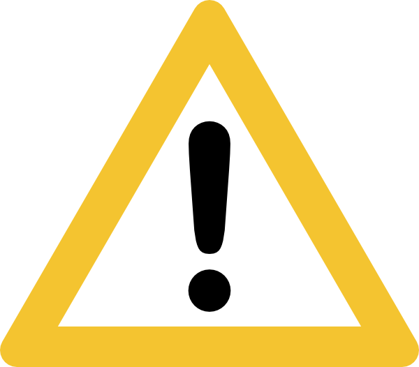 Warning Sign Clip Art