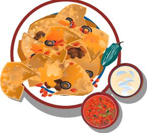 Nacho food clipart