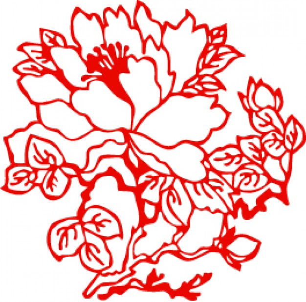 Peony Clipart