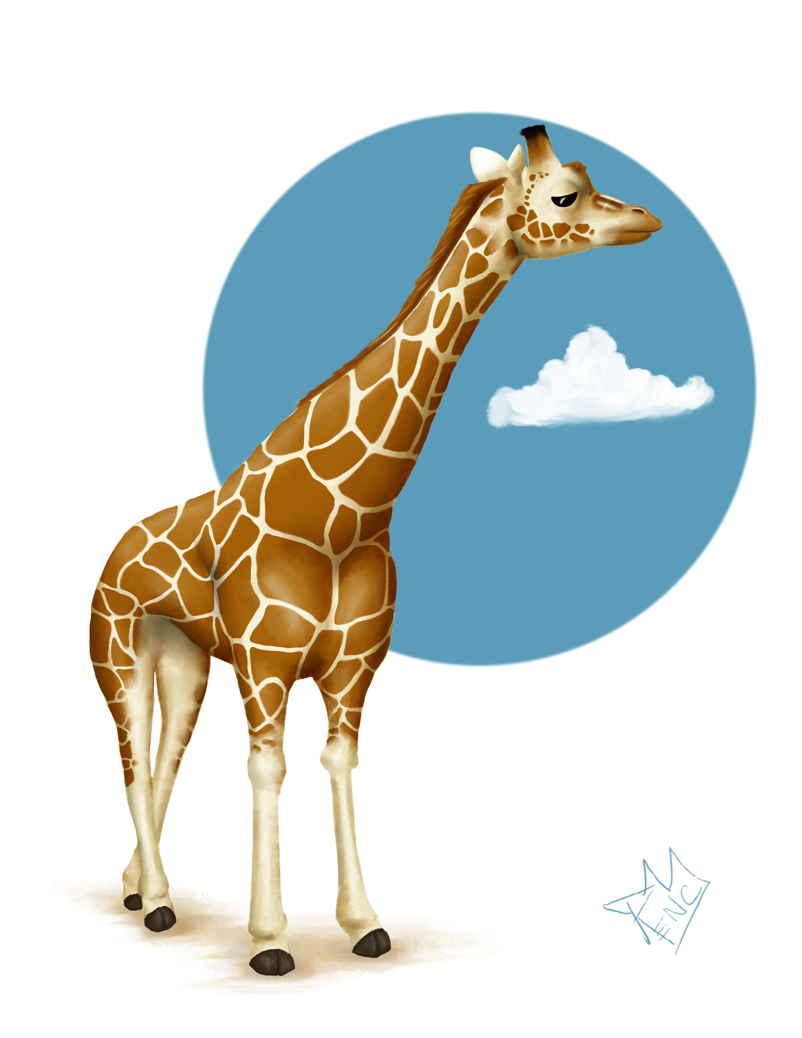 Жираф для детей дошкольного возраста