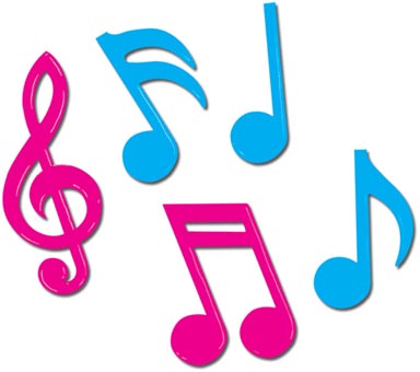 46+ Coloured Music Note Clipart