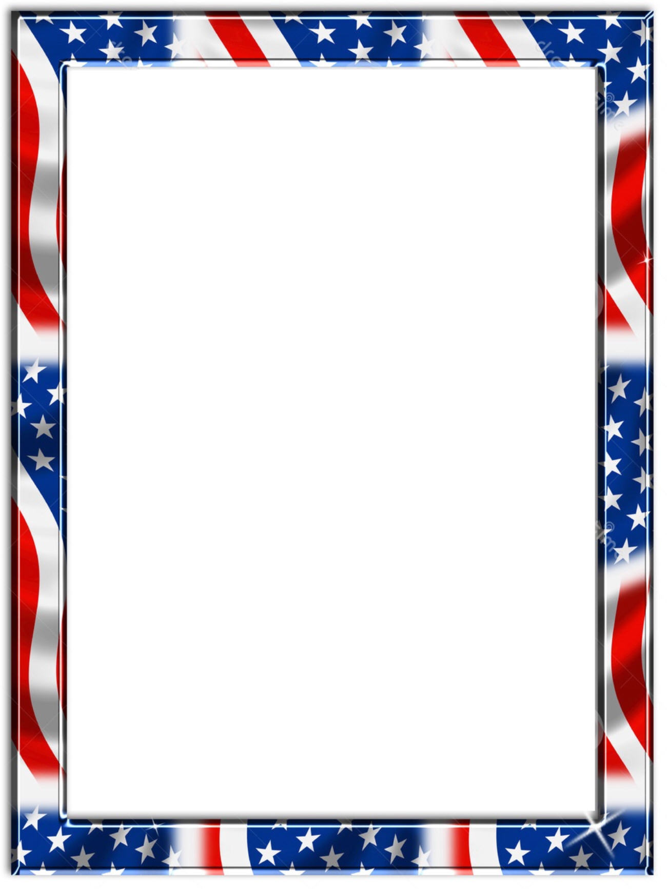 free patriotic page borders for microsoft word