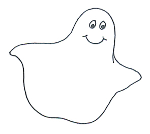 Happy Ghost Clipart