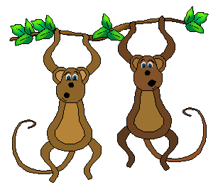 Clipart Of Monkeys