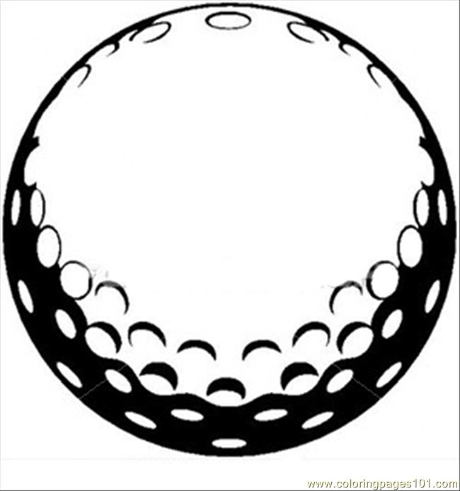 Clipart Golf Ball - Tumundografico