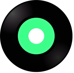 45 Record Album - vector Clip Art