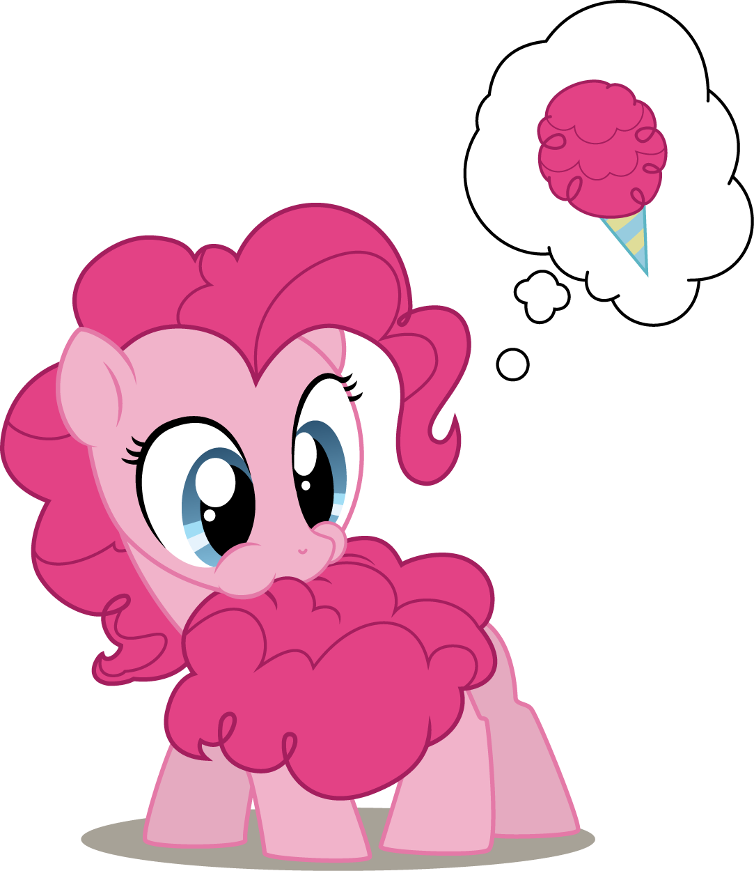 Cotton Candy Tail Vector by linkitch on DeviantArt