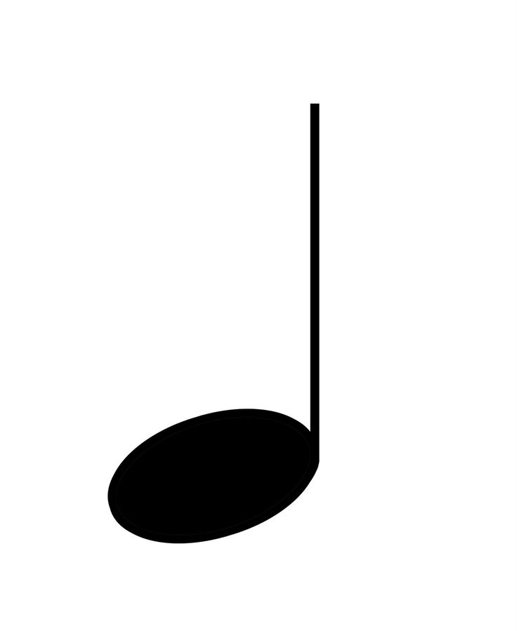 Quarter note clip art