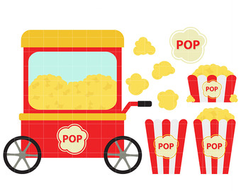 Popcorn art | Etsy