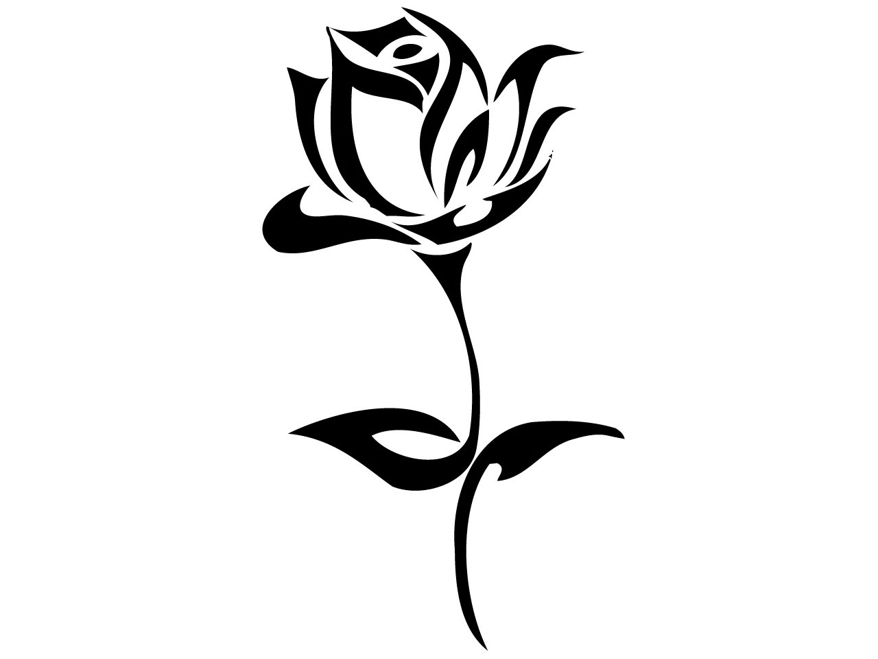 Tattoo.rose.tribal.best - ClipArt Best