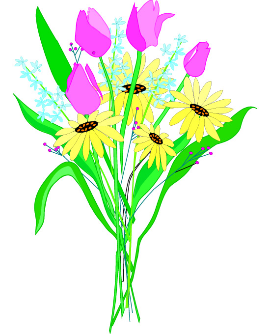 May Clip Art Flowers - ClipArt Best