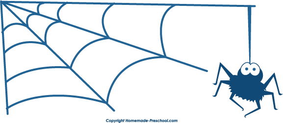 Spider web clipart corner