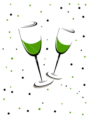 Wine Glass Vector Design