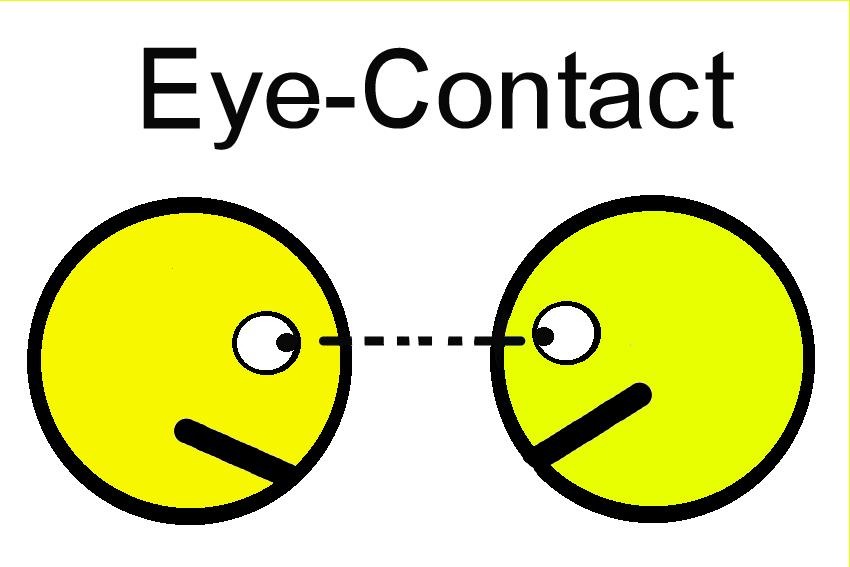 Clipart good eye contact