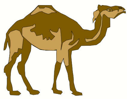 Moving Camel Clipart