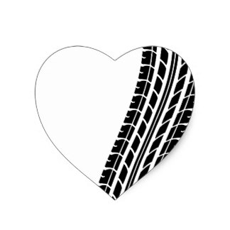 Tire Tracks Stickers | Zazzle