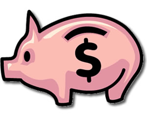 Cartoon piggy bank clipart - ClipartFox