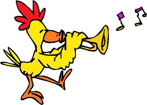 Humorous animal clipart music