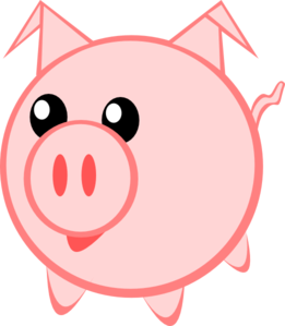 Pig clip art - vector clip art online, royalty free & public domain