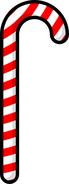 Purzen Candy Cane Clip Art - vector clip art online ...