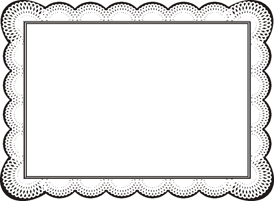 certificate borders for word