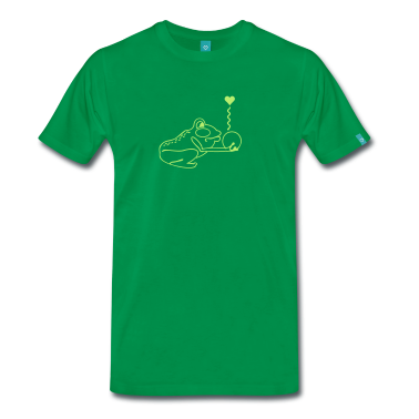 Froschkönig / frog prince (outline, 2c) T-Shirt ID ...