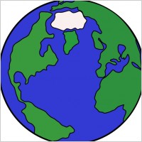 World map outline vector globe Free vector for free download ...