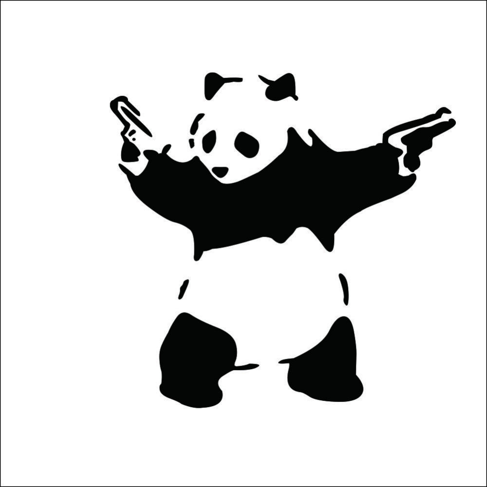 Popular Banksy Panda Decal-Buy Cheap Banksy Panda Decal lots from ...