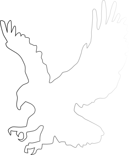 Eagle Outline Clipart