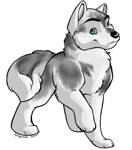 Husky Dog Clipart