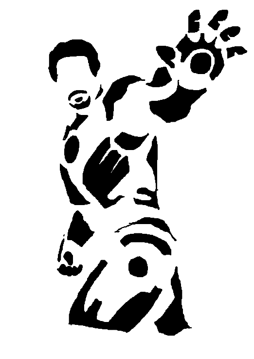 Hawkeye Stencil | Free Download Clip Art | Free Clip Art | on ...