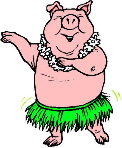 Pig clipart free