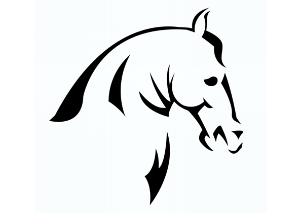 Best Photos of Horse Head Stencils Printable - Horse Head Stencils ...