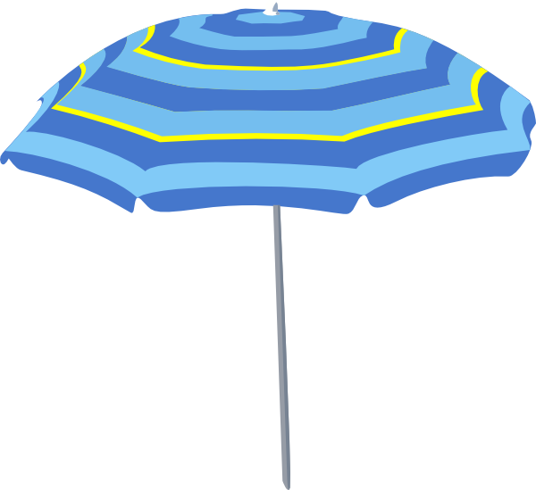 Beach Umbrella Clip Art - Tumundografico
