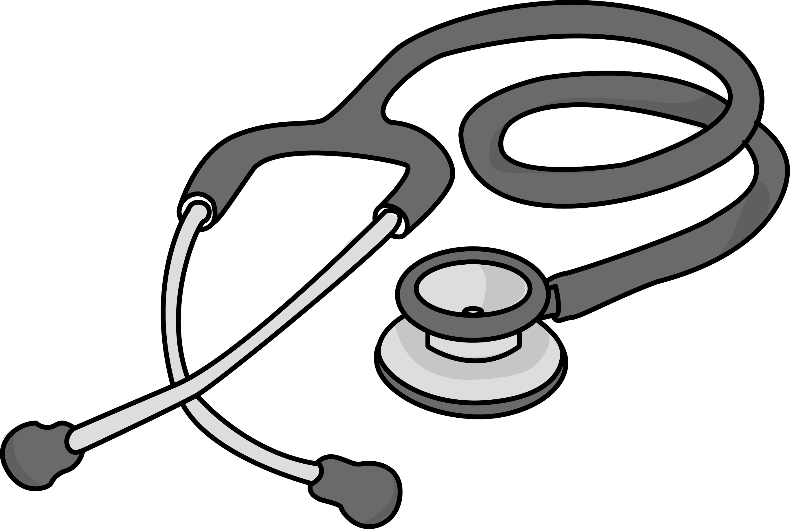 Free Cardiology Stethoscope Health High Resolution Clip Art | All ...
