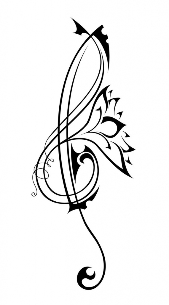 Musical Tribal Tattoo Designs Tribal Music Tattoo Designs Clipart ...