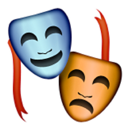 ð??­ Performing Arts Emoji (U+1F3AD/U+E503)