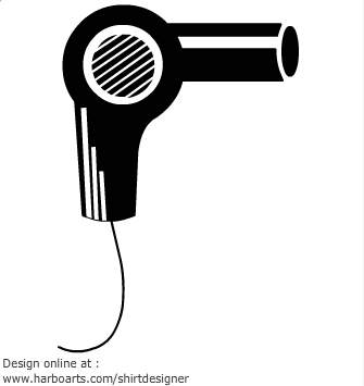 Gallery For > Hair Dryer Clipart Vector
